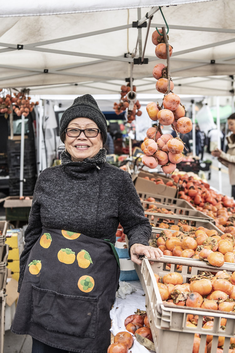 Local supplier at a market
